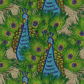 Peacock mosaic 2