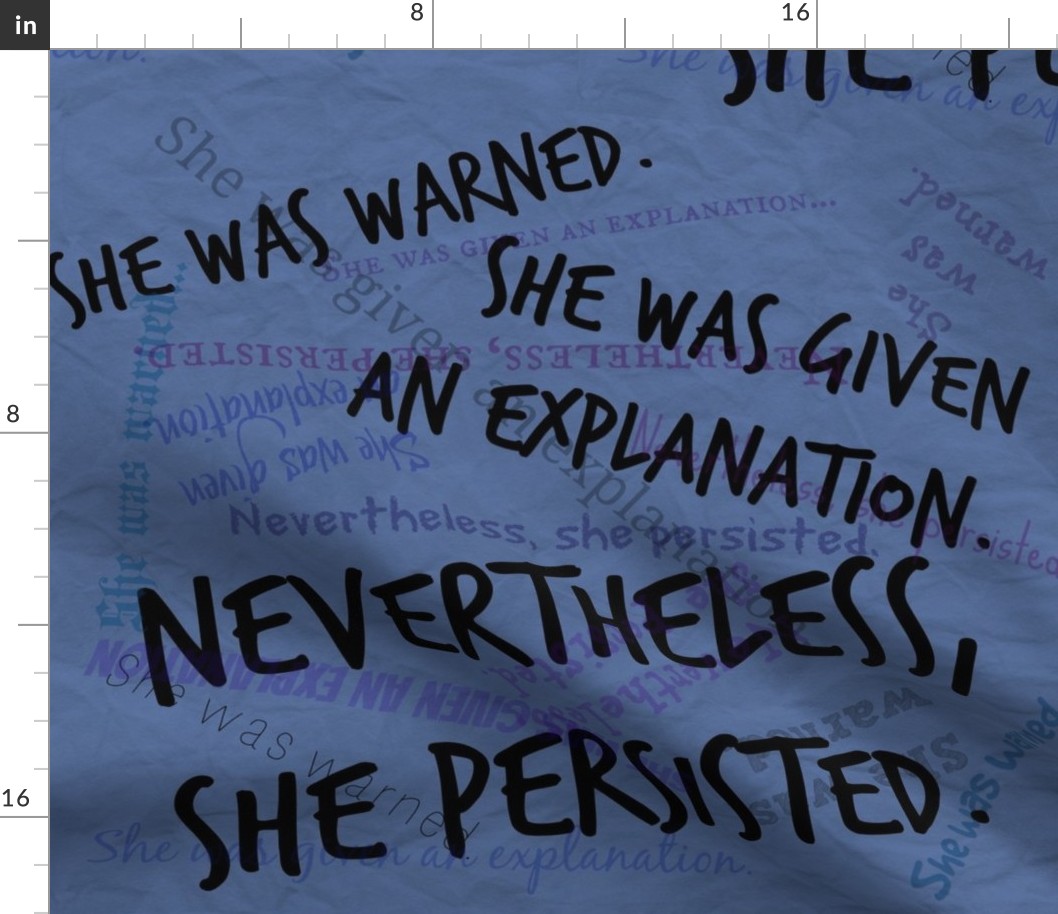 #shepersisted 1