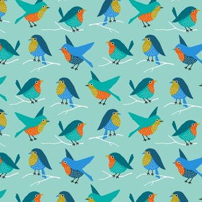 Colorful birds (small)