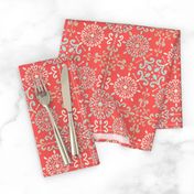 Moroccan Hanky in Coral