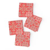 Moroccan Hanky in Coral