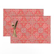 Moroccan Hanky in Coral