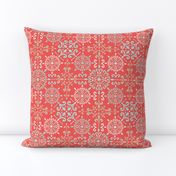 Moroccan Hanky in Coral