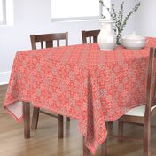 Moroccan Hanky in Coral