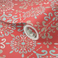 Moroccan Hanky in Coral