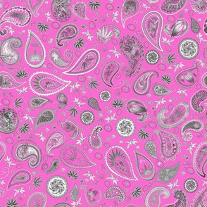 420 Hiphop Paisley Pink