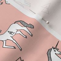 unicorn fabric // pink unicorn fabric girls pink unicorn design