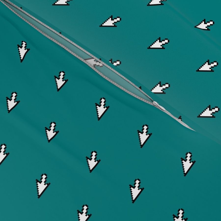 Cursor with Teal BG