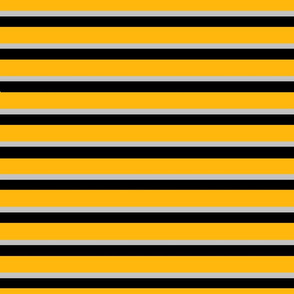 Gold Gray Black Stripes