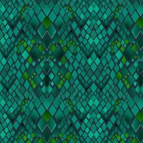 Turquoise digital abstraction . The skin of reptiles 