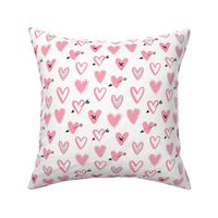 love hearts pink 