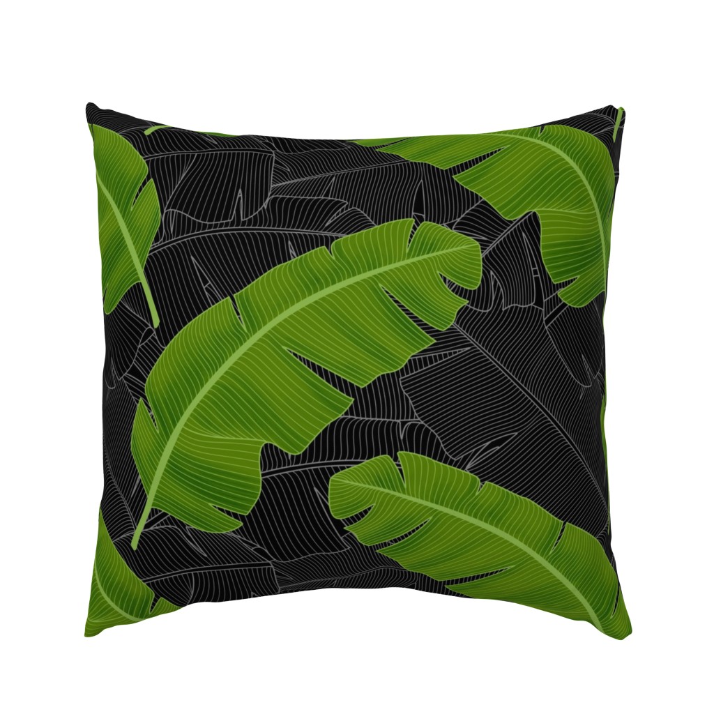 Banana Leaves: Bg Black 200%