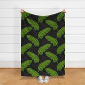 Banana Leaves: Bg Black 200%