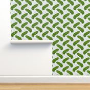 Banana Leaves: Bg White