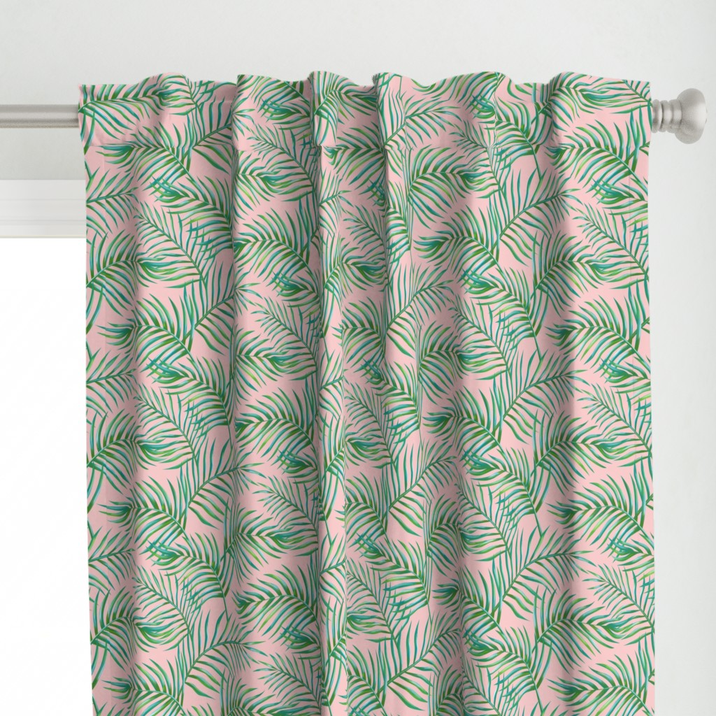 Palm Leaves: Bg Rose