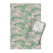 Palm Leaves: Bg Rose