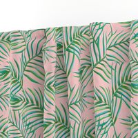 Palm Leaves: Bg Rose