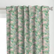 Palm Leaves: Bg Rose