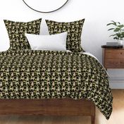 fawn frenchie fabric french bulldog cactus fabric