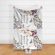 Quote blanket || What if I fall? But what if you fly?