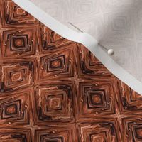 Liquid Warm Brown Diamond Brocade