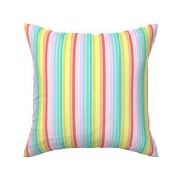 Rainbow Pastel Stripes (Mini 3-inch repeat)