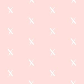 x pink fabric swiss cross fabric nursery baby fabric
