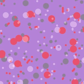 Speckles Splotches and Spots in Purple
