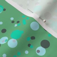 Speckles Splotches and Spots in Sage Green