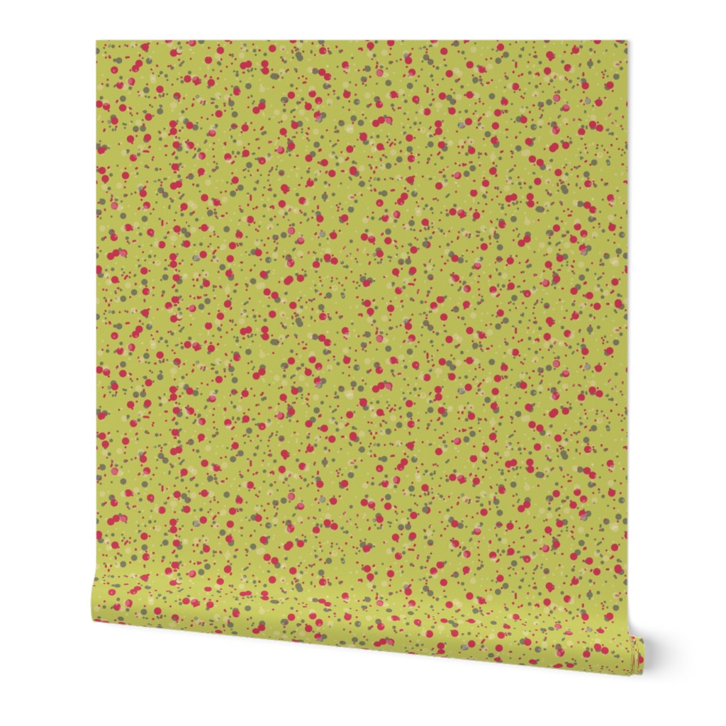 Speckles Splotches and Spots Yellow-green and Red