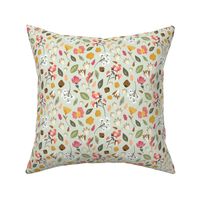 Berry Flower Patch Floral Pattern