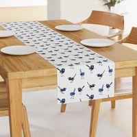 Lifesize Blue Wrens on White 2"