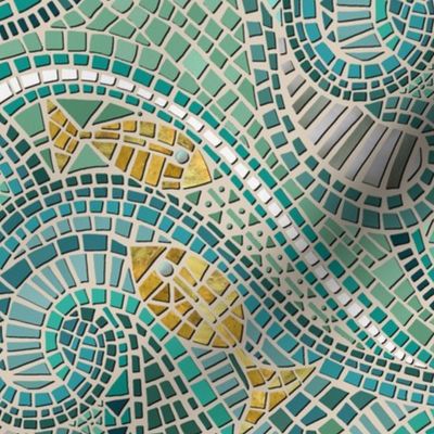 mosaic fish mint