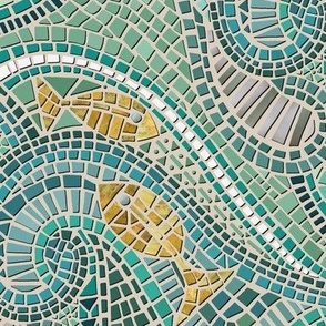 mosaic fish mint