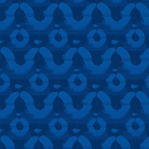 Moroccan bohemian dark navy blue and black