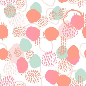 sophia dots abstract painted fabric interior design fabric modern nursery fabric