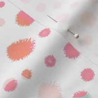 coral pink and mint nursery fabric girls room interior decor fabrics