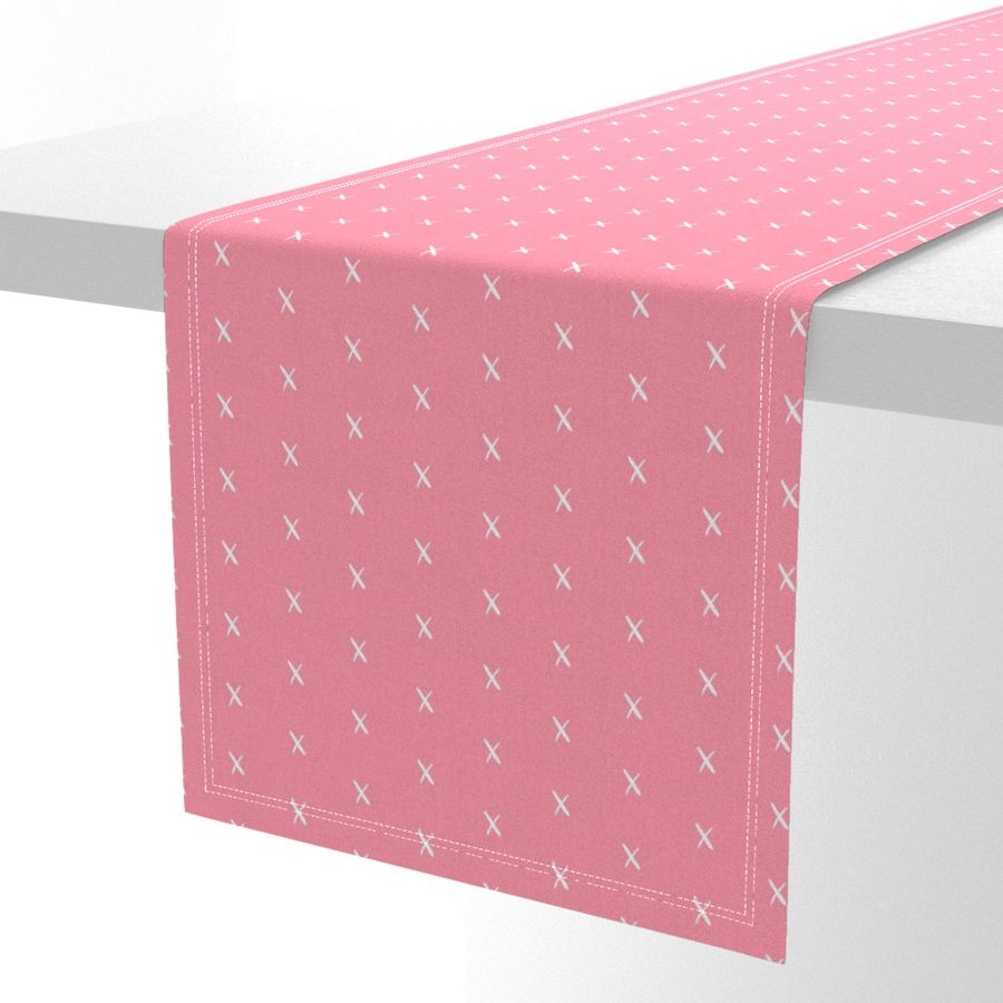 x pink fabric