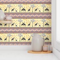 Giraffe Stripes Mosaic