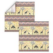 Giraffe Stripes Mosaic
