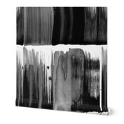 black and white abstract large brush stroke paint 
