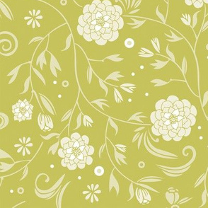 sunny floral pattern