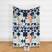 Half Square Triangle Quilt