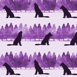 wolves - purple