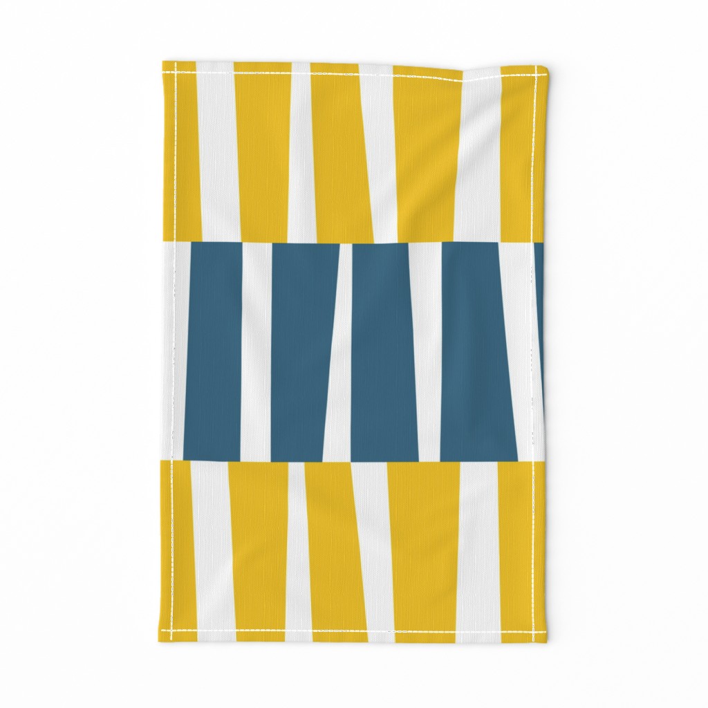 Modern Ocean: Stripes (Yellow & Blue)