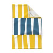 Modern Ocean: Stripes (Yellow & Blue)