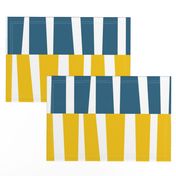 Modern Ocean: Stripes (Yellow & Blue)