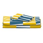 Modern Ocean: Stripes (Yellow & Blue)