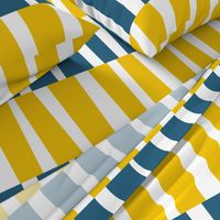 Modern Ocean: Stripes (Yellow & Blue)