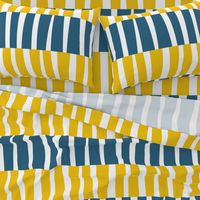 Modern Ocean: Stripes (Yellow & Blue)